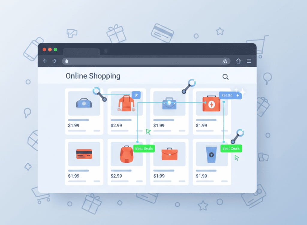 E-commerce chrome extension